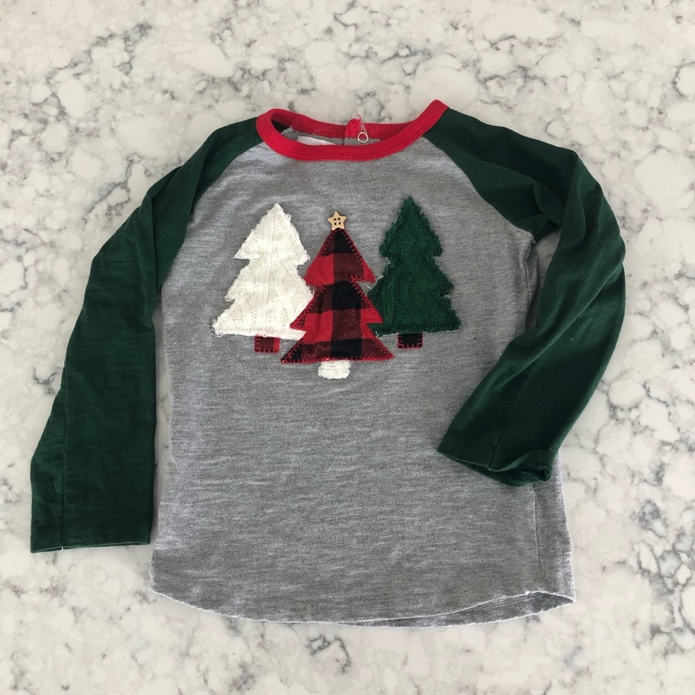 Mud Pie Boys Christmas Baseball T